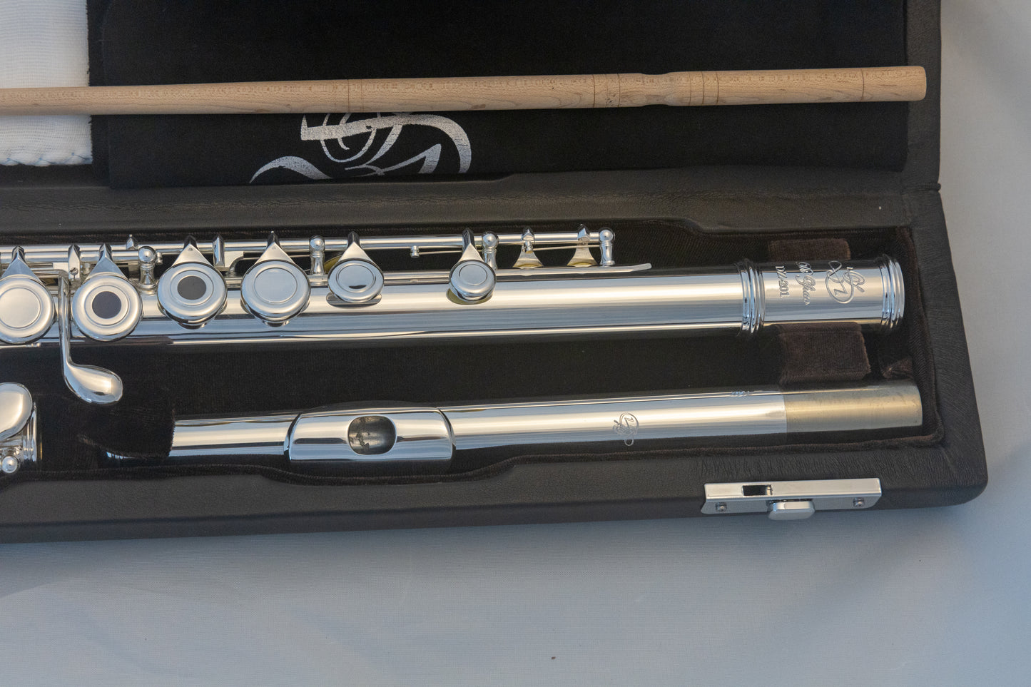 Di Zhao DZ-201 Open-hold Flute Silver-plated 2023 *Cleaned & Serviced *Mint