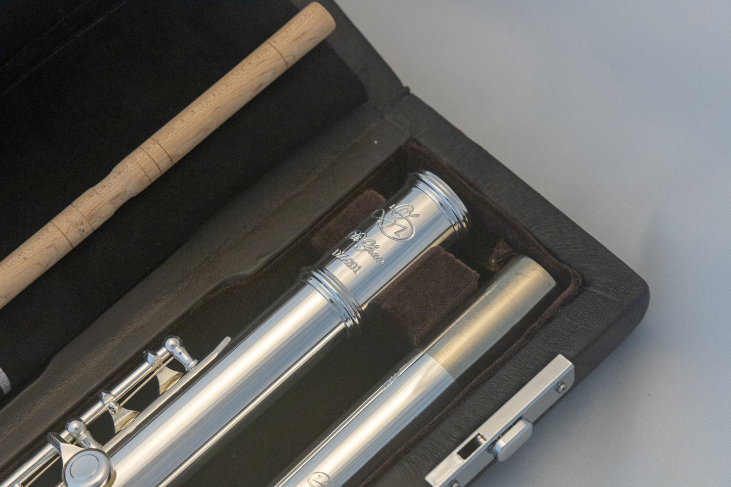 Di Zhao DZ-201 Open-hold Flute Silver-plated 2023 *Cleaned & Serviced *Mint