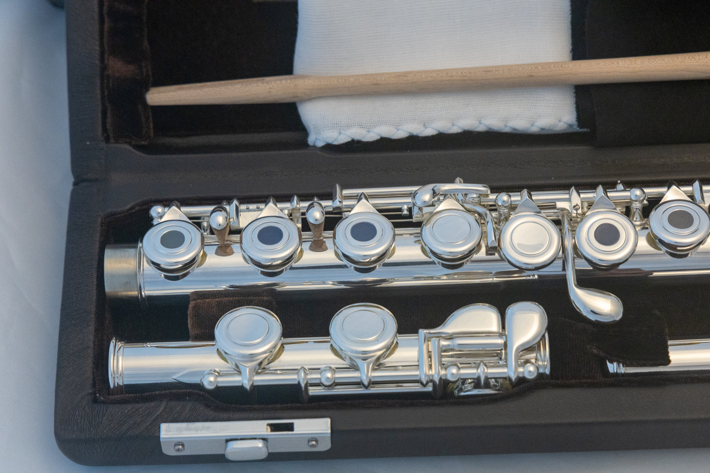 Di Zhao DZ-201 Open-hold Flute Silver-plated 2023 *Cleaned & Serviced *Mint