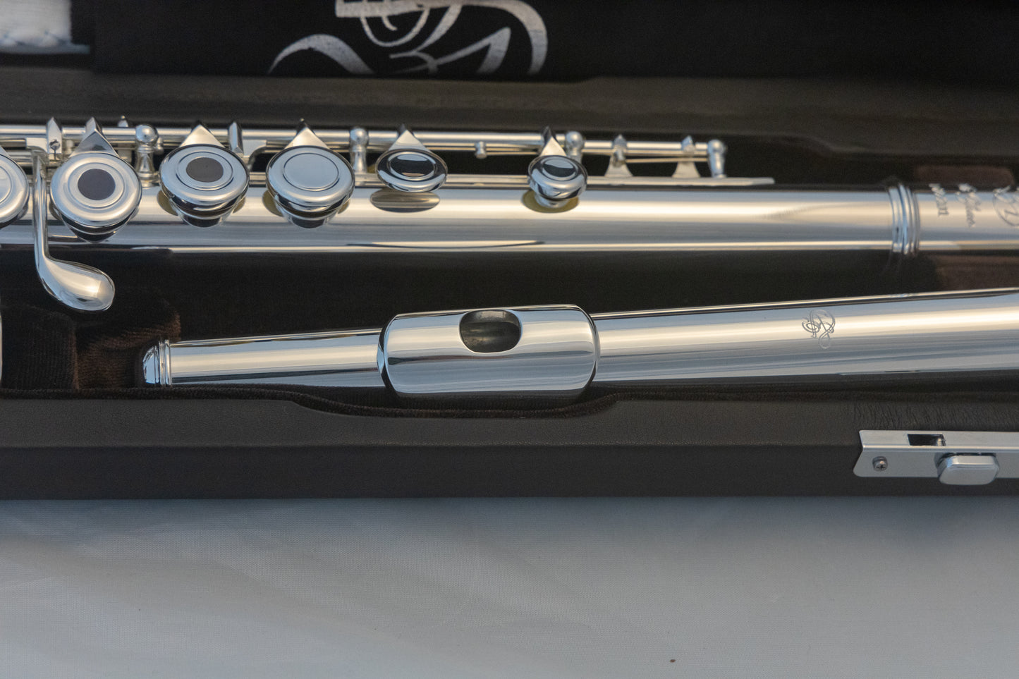 Di Zhao DZ-201 Open-hold Flute Silver-plated 2023 *Cleaned & Serviced *Mint