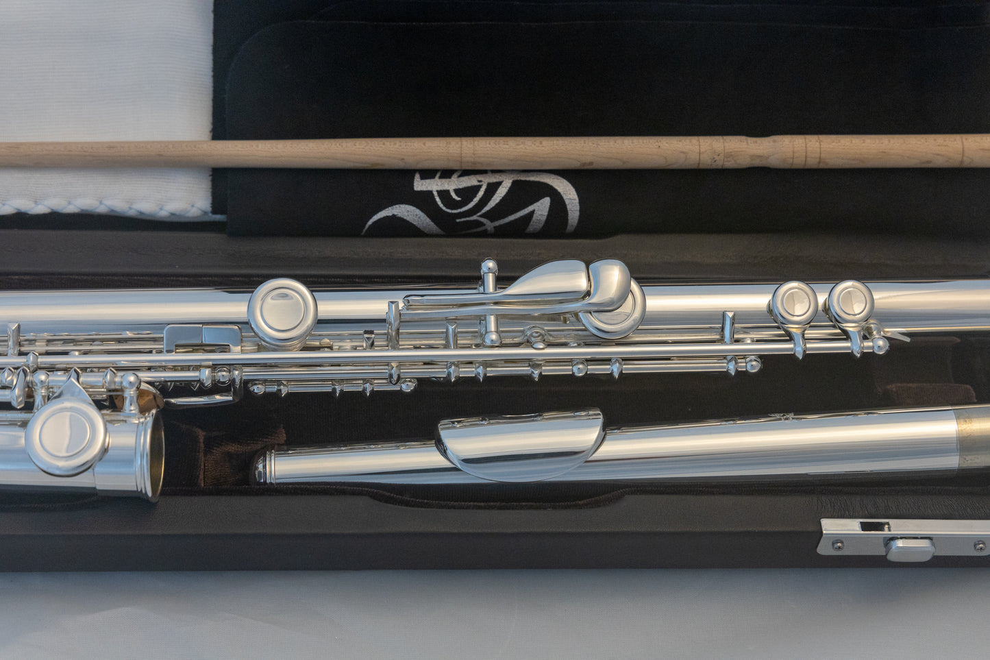 Di Zhao DZ-201 Open-hold Flute Silver-plated 2023 *Cleaned & Serviced *Mint
