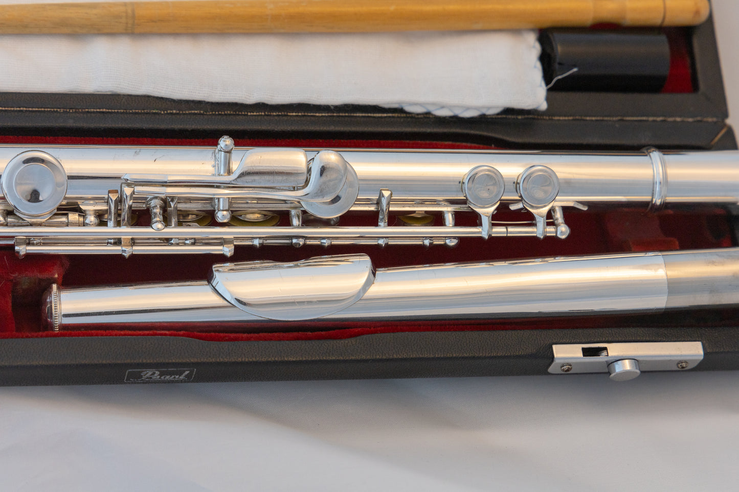Pearl PF-501 Flute Silver-plated *Open-hole *Made in Japan *Cleaned & Serviced *Ready to play