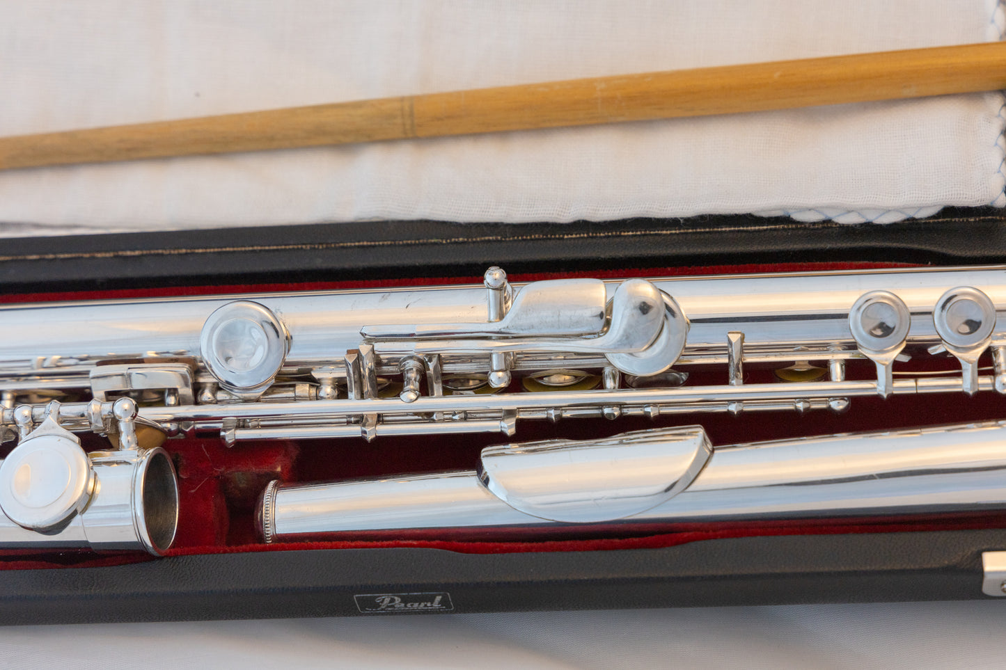 Pearl PF-501 Flute Silver-plated *Open-hole *Made in Japan *Cleaned & Serviced *Ready to play