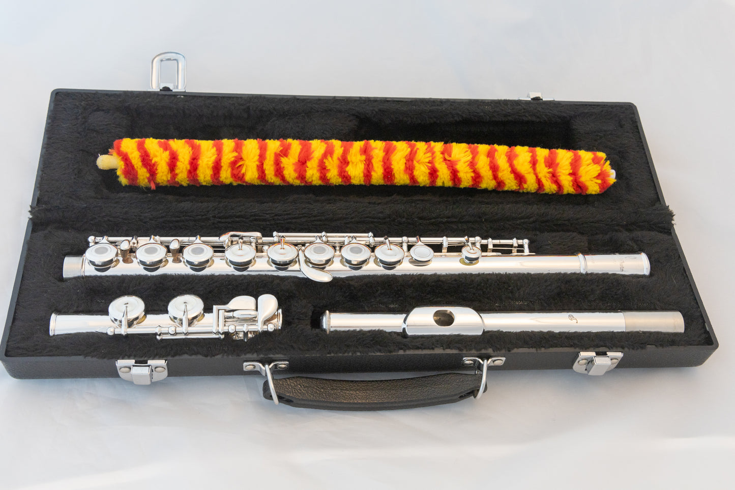 Pearl PF-505 Open-hole Flute Silver-plated *Cleaned & Serviced *New Pads