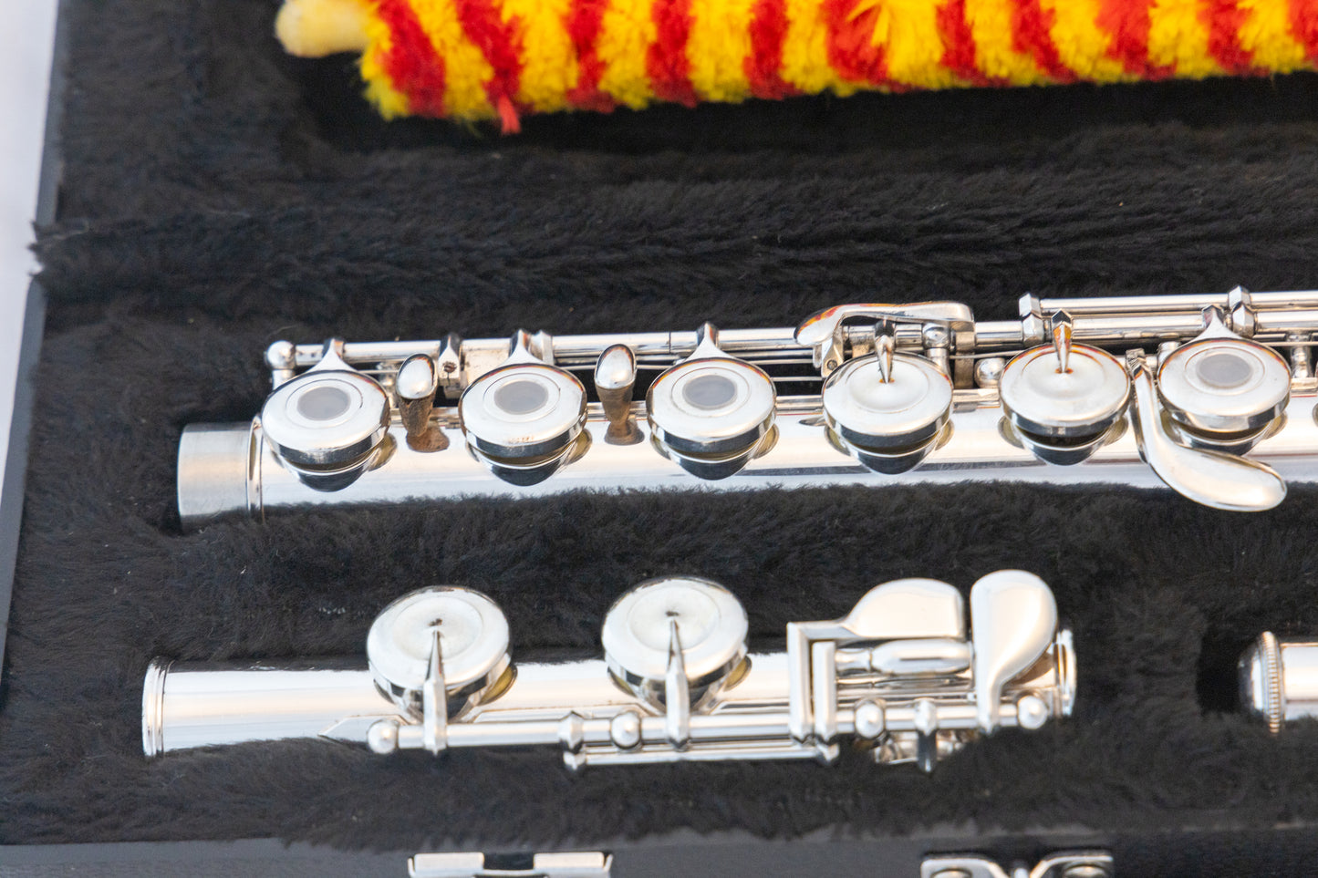 Pearl PF-505 Open-hole Flute Silver-plated *Cleaned & Serviced *New Pads
