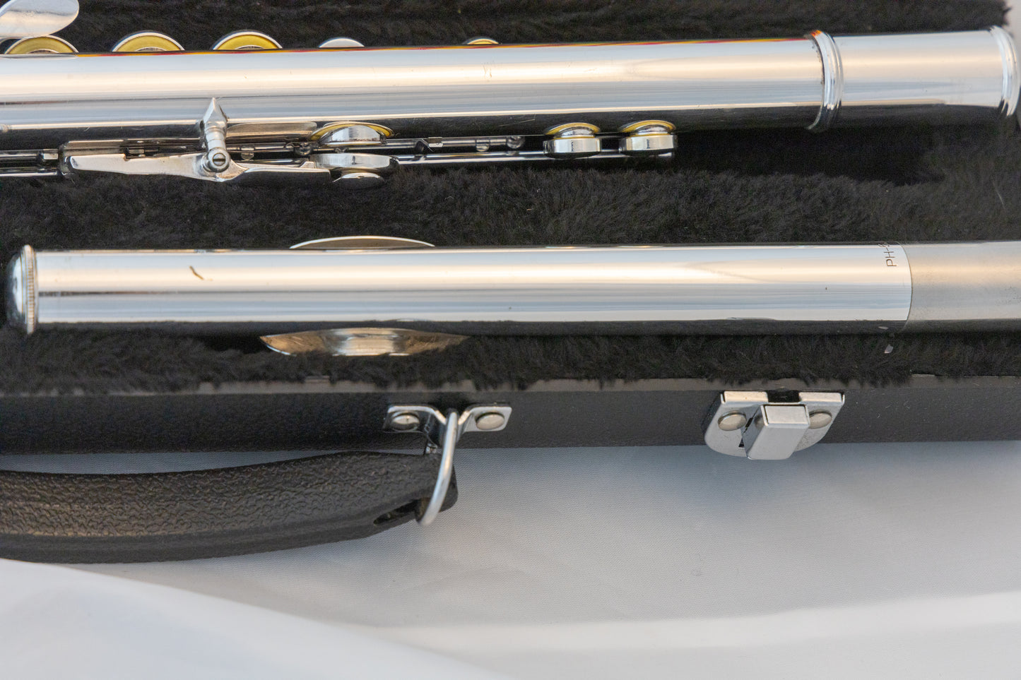 Pearl PF-505 Open-hole Flute Silver-plated *Cleaned & Serviced *New Pads