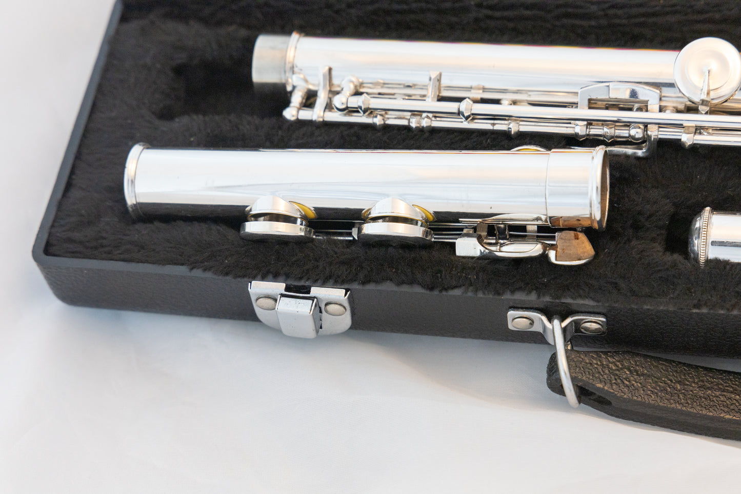 Pearl PF-505 Open-hole Flute Silver-plated *Cleaned & Serviced *New Pads