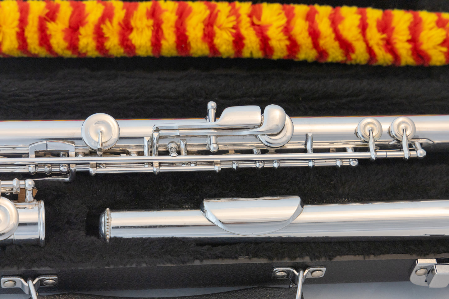 Pearl PF-505 Open-hole Flute Silver-plated *Cleaned & Serviced *New Pads