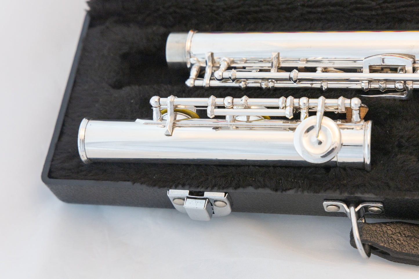 Pearl PF-505 Open-hole Flute Silver-plated *Cleaned & Serviced *New Pads