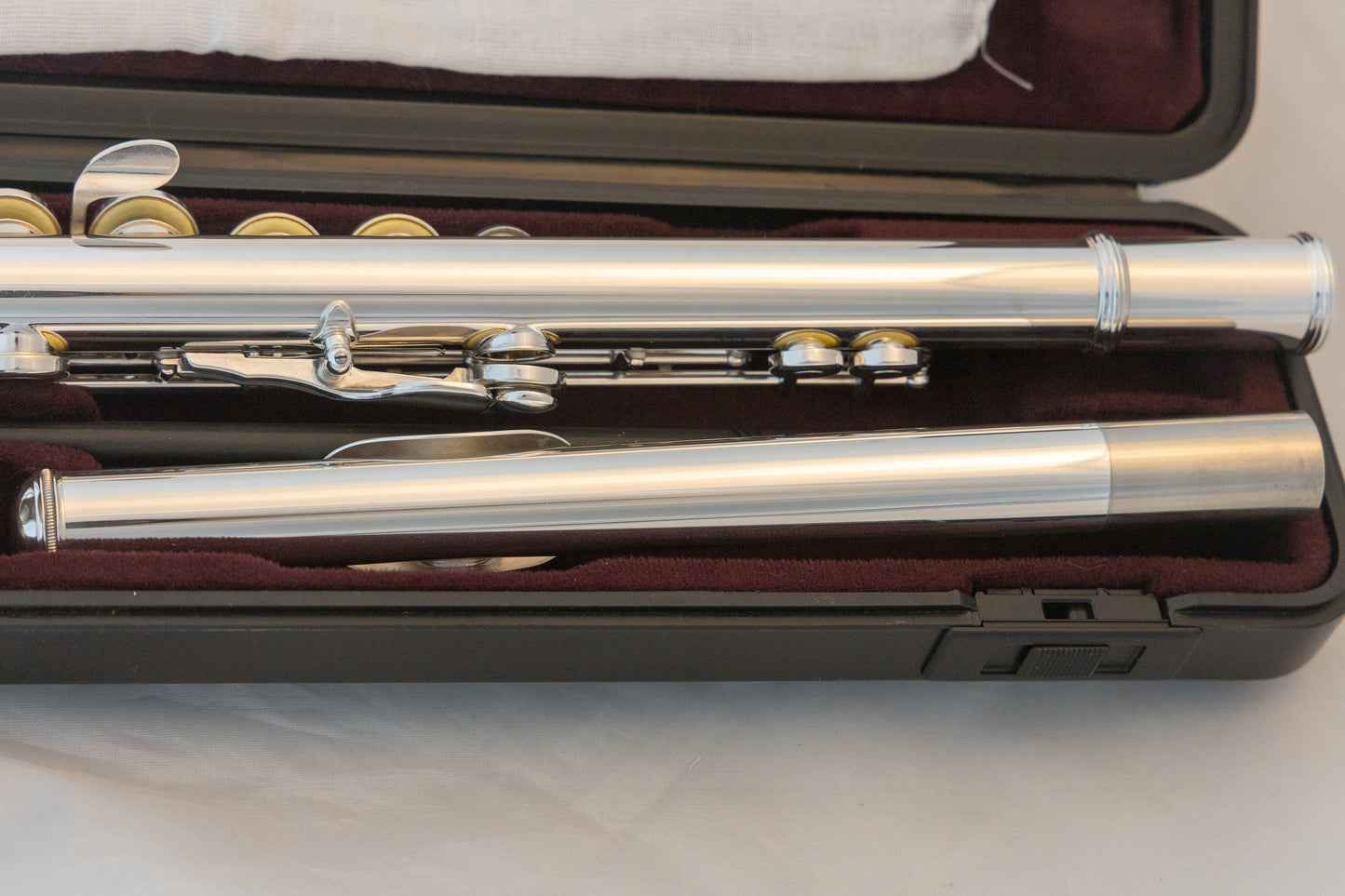 Yamaha YFL-211 Standard Silver-plated Flute *Cleaned & Serviced *Ready to play *Mint