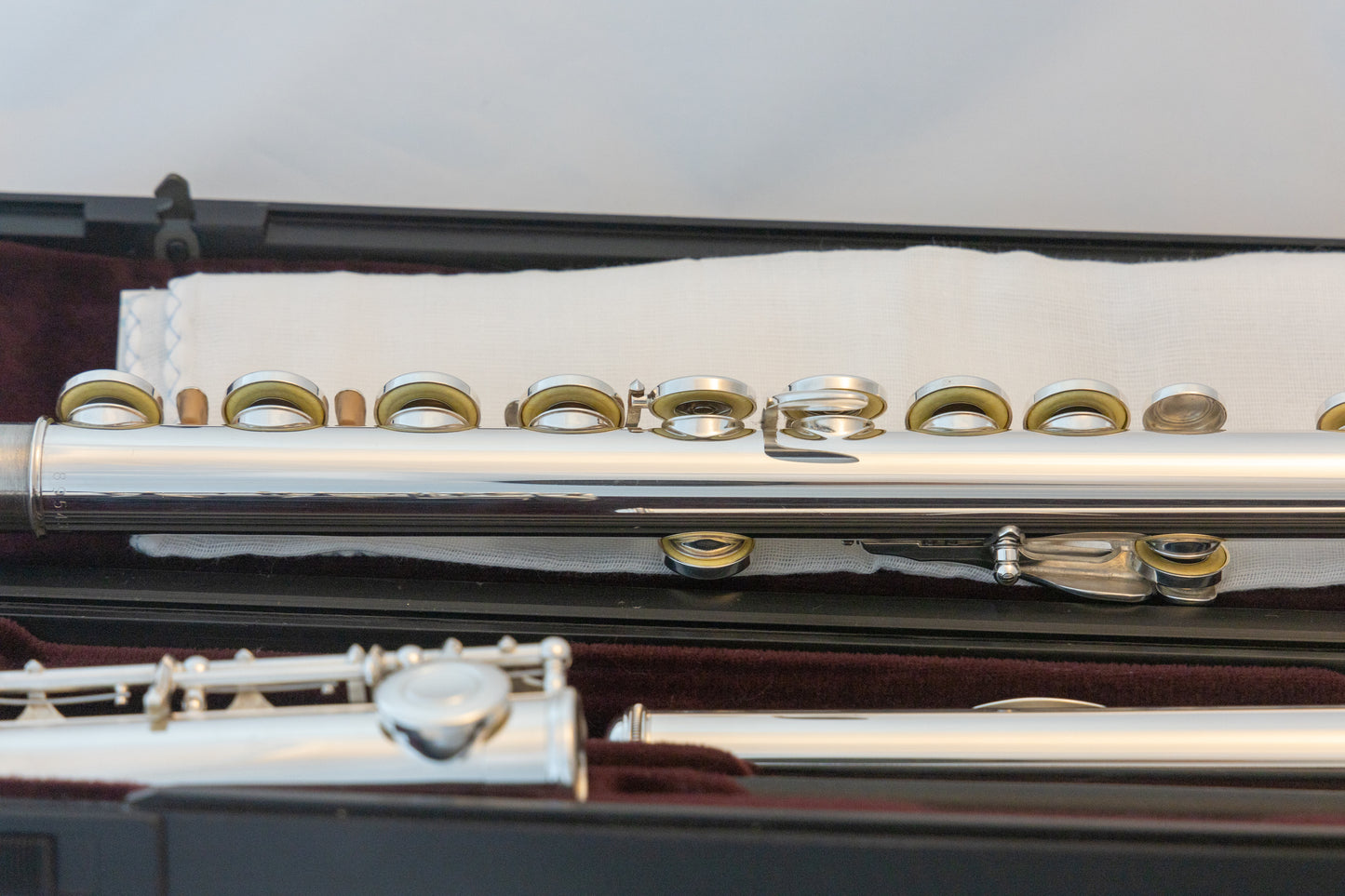 Yamaha YFL-211 Standard Silver-plated Flute *Cleaned & Serviced *Ready to play *Mint