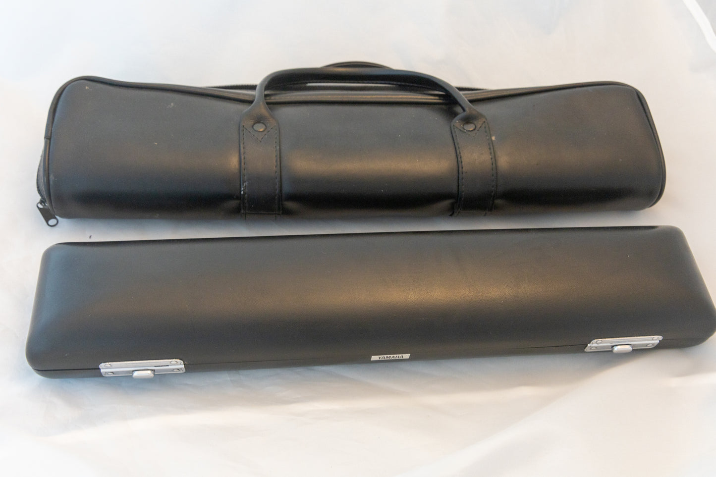 Yamaha YFL-481H All Silver Intermediate Flute *Open-hole *B-foot *Cleaned & Serviced *New Pads