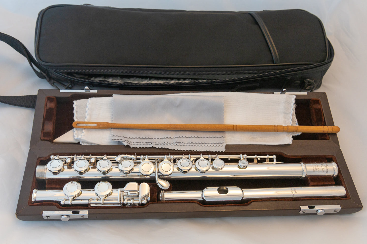 Miyazawa MS-95S Flute *Silver headjoint *Made in Japan *Cleaned & Serviced *New Pads