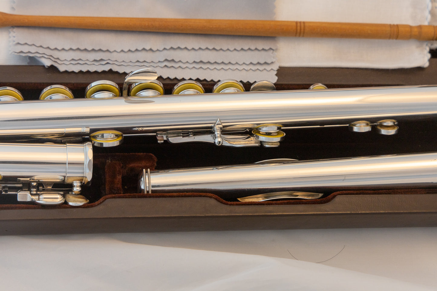 Miyazawa MS-95S Flute *Silver headjoint *Made in Japan *Cleaned & Serviced *New Pads