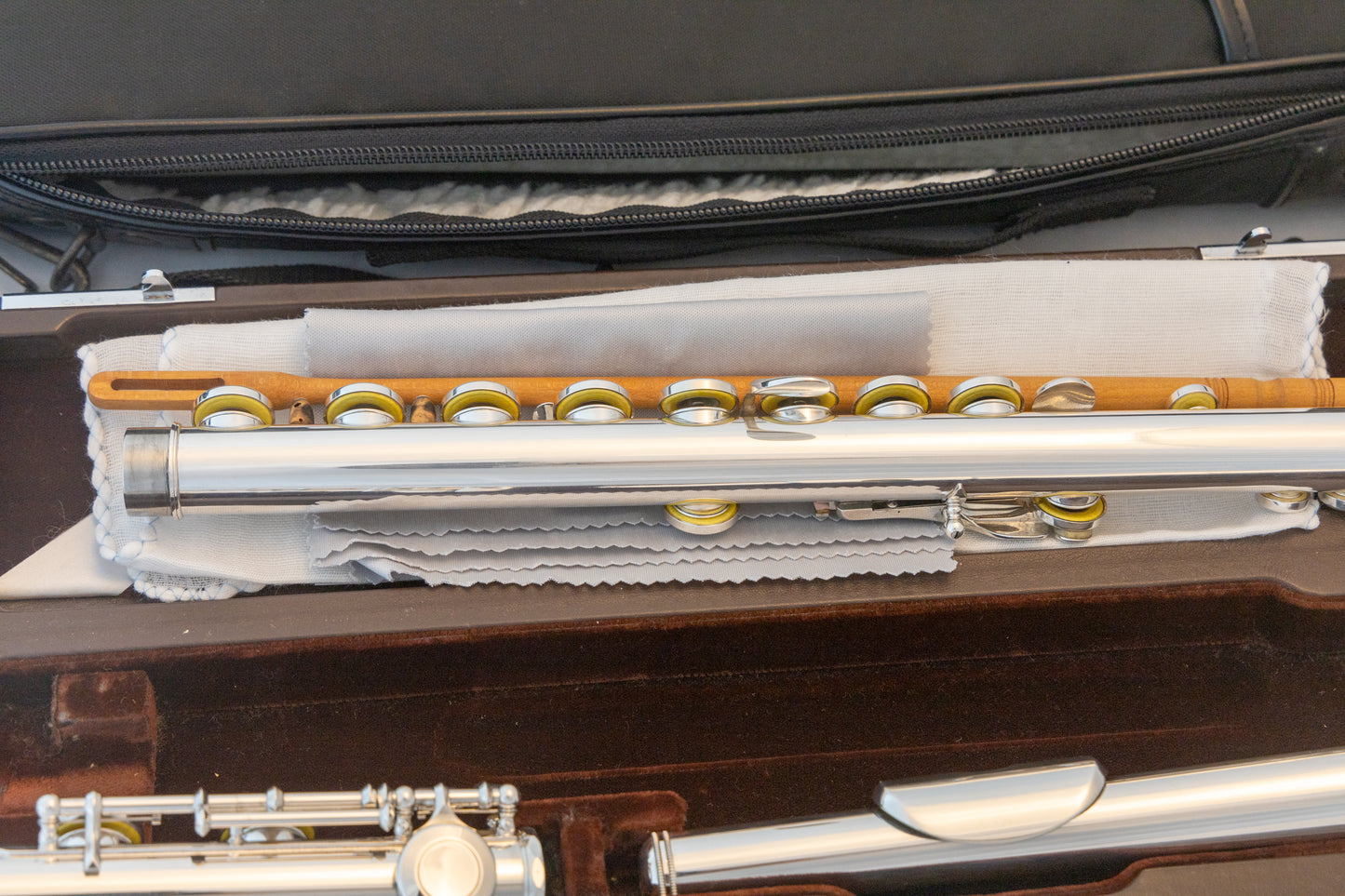 Miyazawa MS-95S Flute *Silver headjoint *Made in Japan *Cleaned & Serviced *New Pads