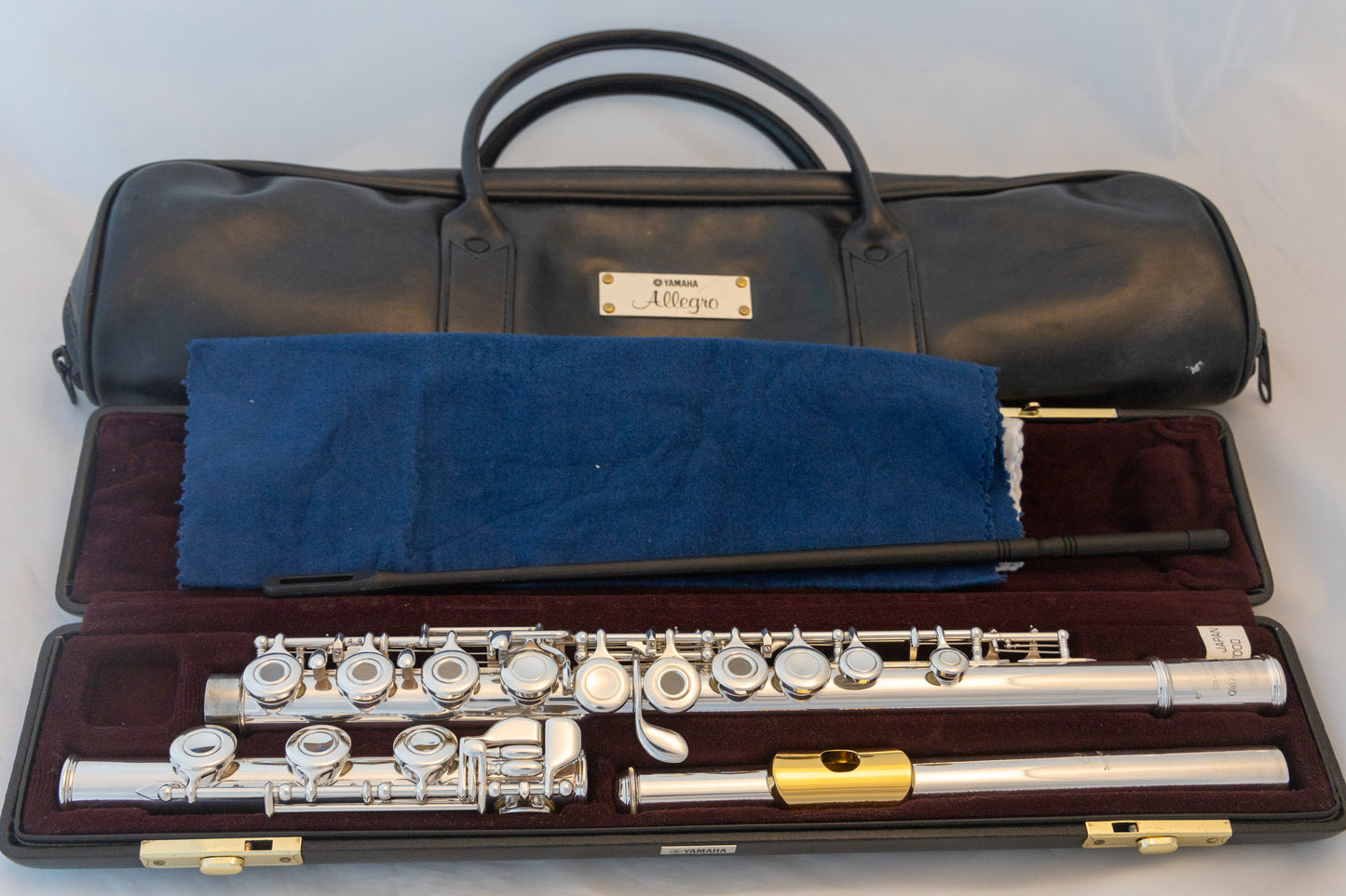 Yamaha YFL-371 Allegro Intermediate Flute *Silver Headjoint *Low-B *Split-E *Cleaned & Serviced