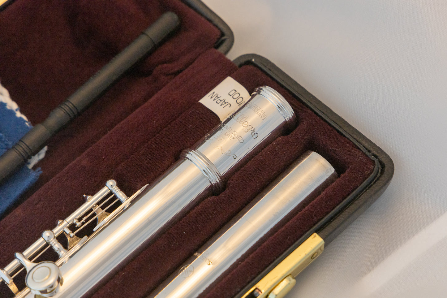 Yamaha YFL-371 Allegro Intermediate Flute *Silver Headjoint *Low-B *Split-E *Cleaned & Serviced
