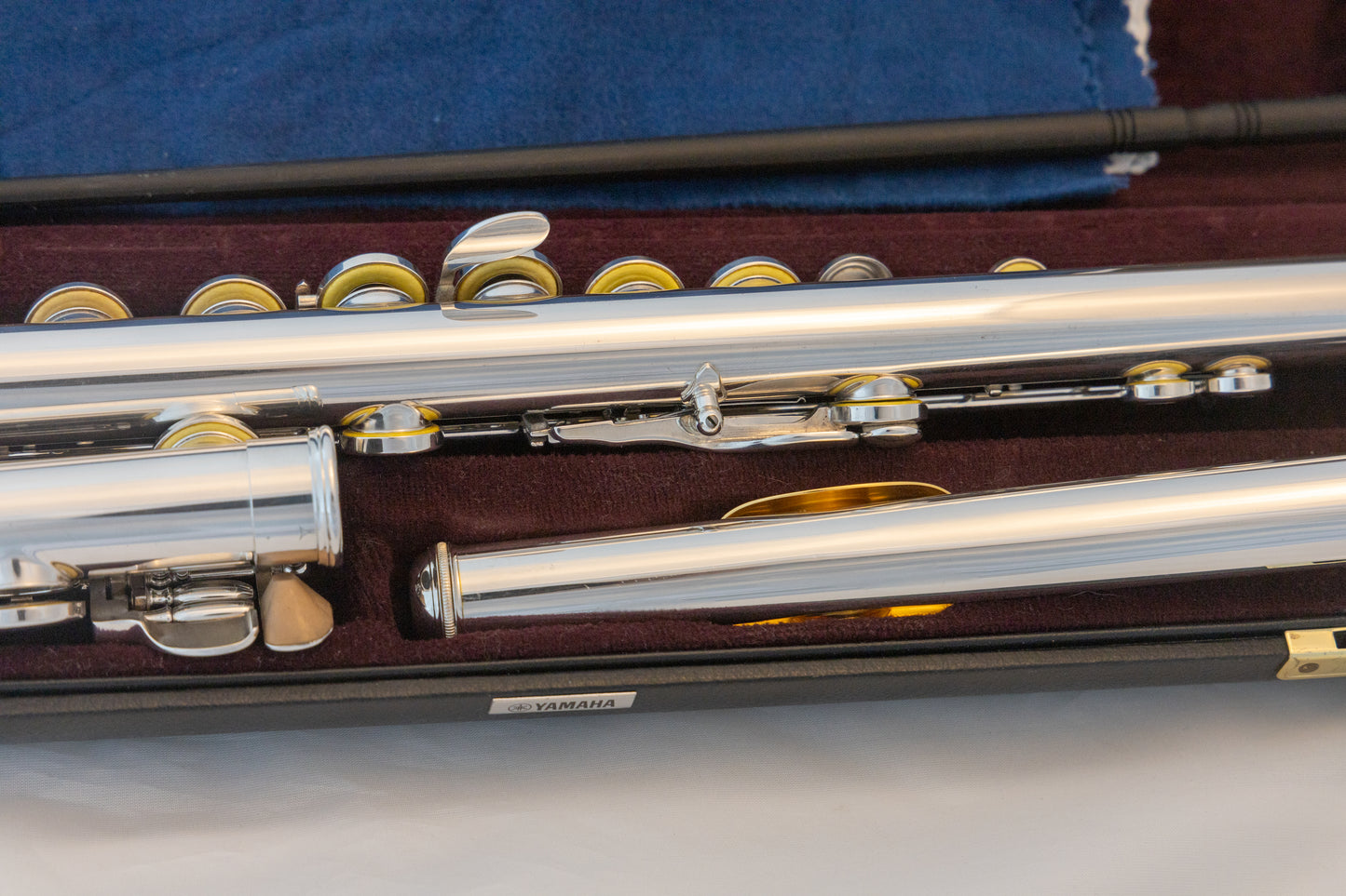 Yamaha YFL-371 Allegro Intermediate Flute *Silver Headjoint *Low-B *Split-E *Cleaned & Serviced