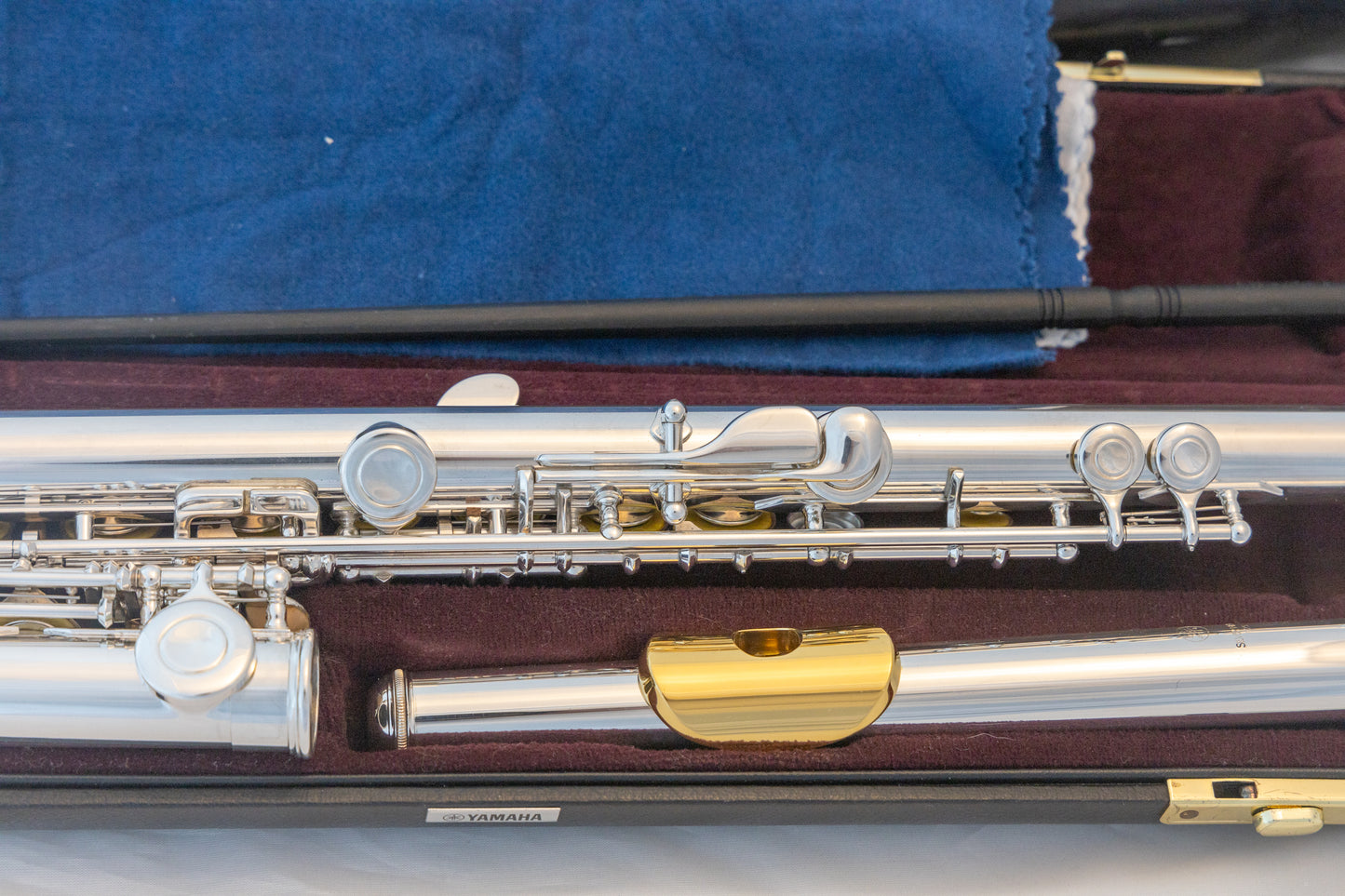 Yamaha YFL-371 Allegro Intermediate Flute *Silver Headjoint *Low-B *Split-E *Cleaned & Serviced