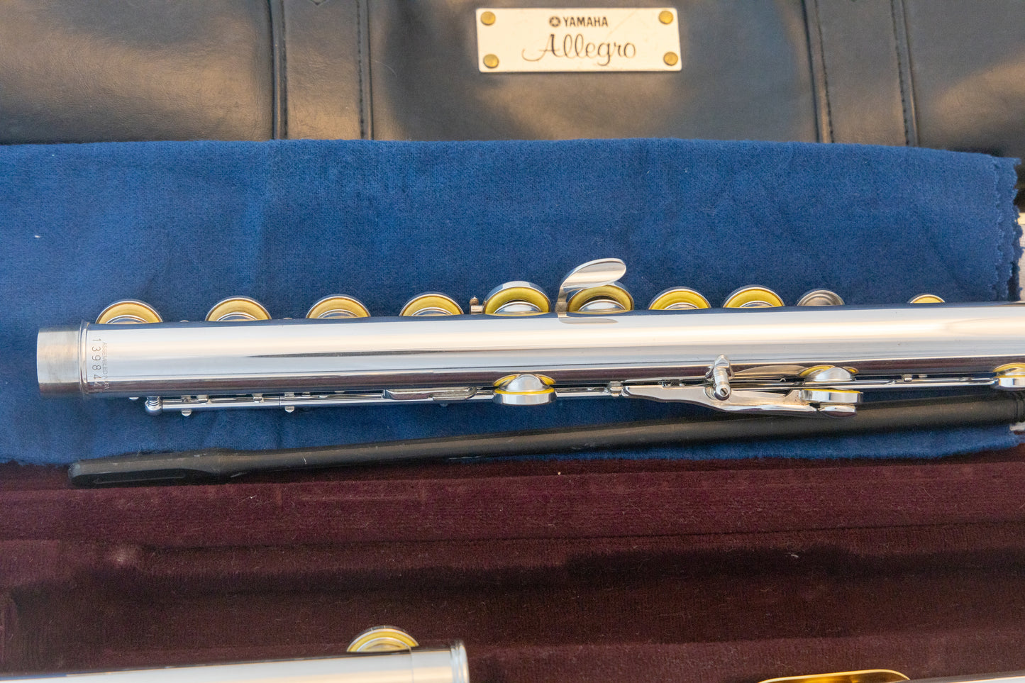 Yamaha YFL-371 Allegro Intermediate Flute *Silver Headjoint *Low-B *Split-E *Cleaned & Serviced