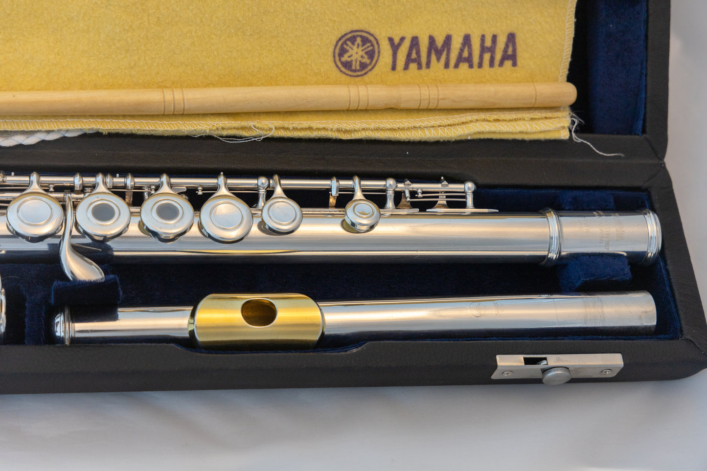 Yamaha YFL-481 II All Silver Intermediate Flute *Open-hole *B-foot *Made in Japan *Overhauled New Pads