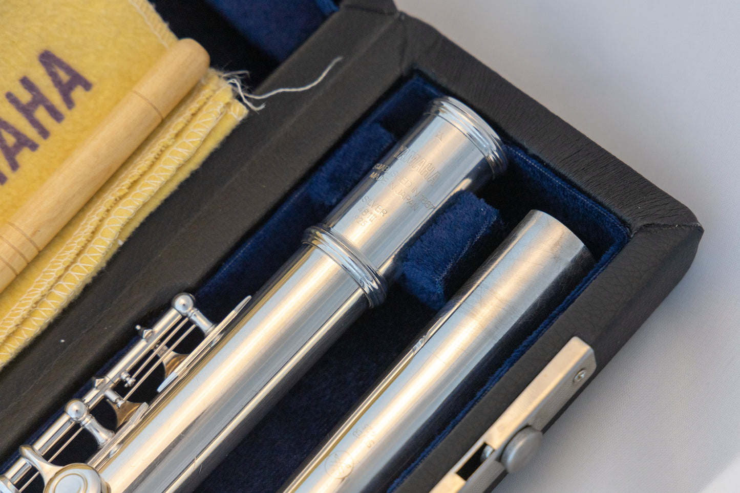 Yamaha YFL-481 II All Silver Intermediate Flute *Open-hole *B-foot *Made in Japan *Overhauled New Pads