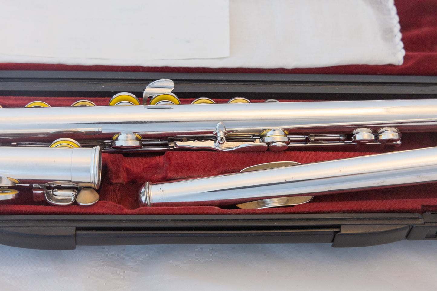 Yamaha YFL-221 Silver-plated Standard Flute *Cleaned & Serviced