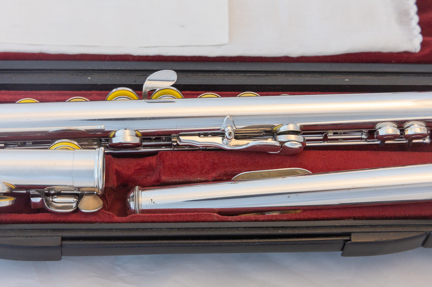Yamaha YFL-221 Silver-plated Standard Flute *Cleaned & Serviced