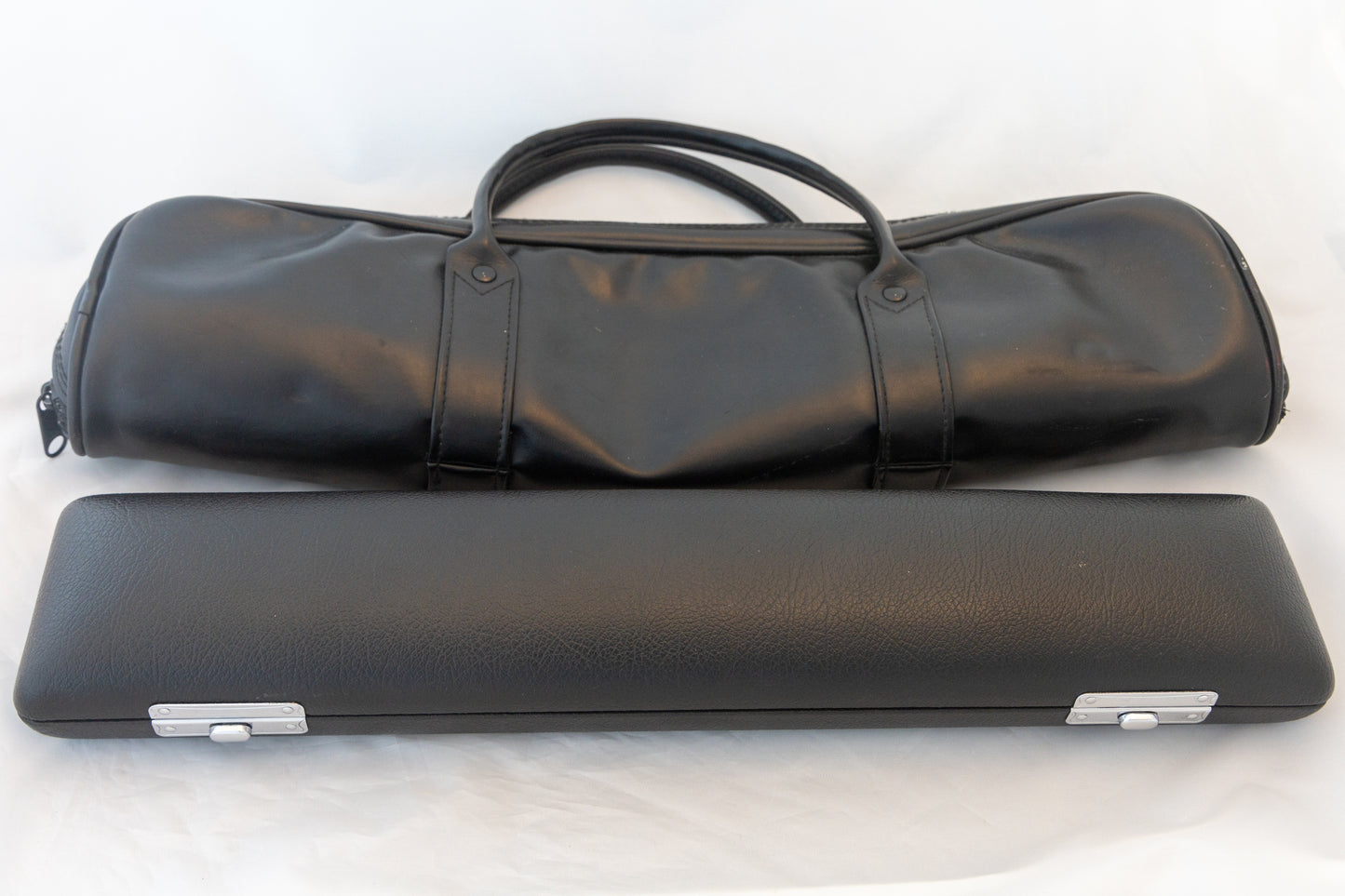 Yamaha YFL-461H All Silver Intermediate Flute Open-hole B-foot *Made in Japan *Cleaned & Serviced