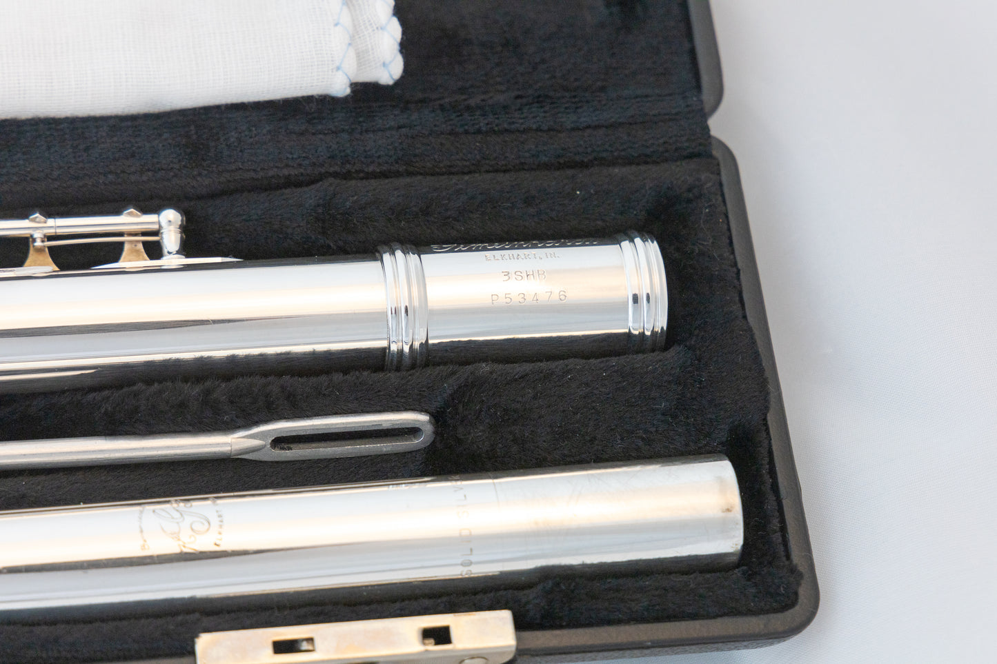 Gemeinhardt 3SHB Intermediate Flute Open-hole *Solid Silver Headjoint Low-B Foot *Cleaned & Serviced