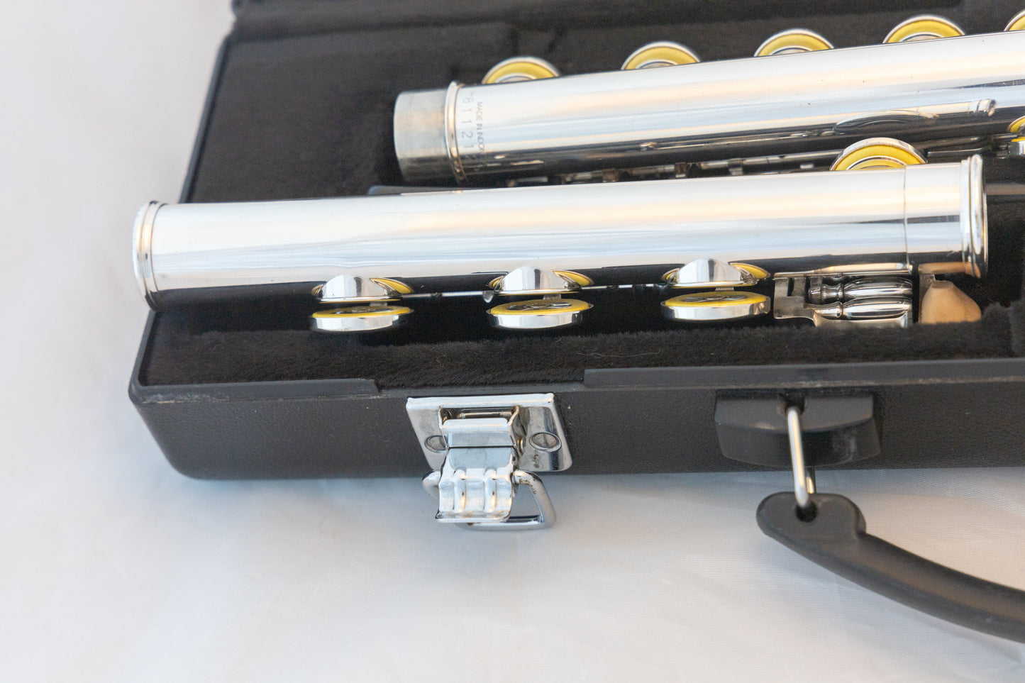 Yamaha YFL-381H Intermediate Open-hole Flute *Silver Head *Low-B *Overhauled New Pads