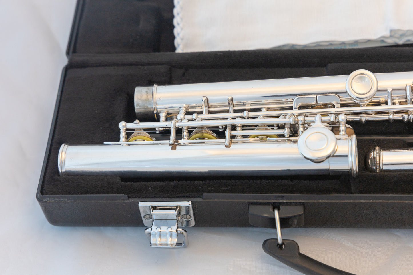 Yamaha YFL-381H Intermediate Open-hole Flute *Silver Head *Low-B *Overhauled New Pads
