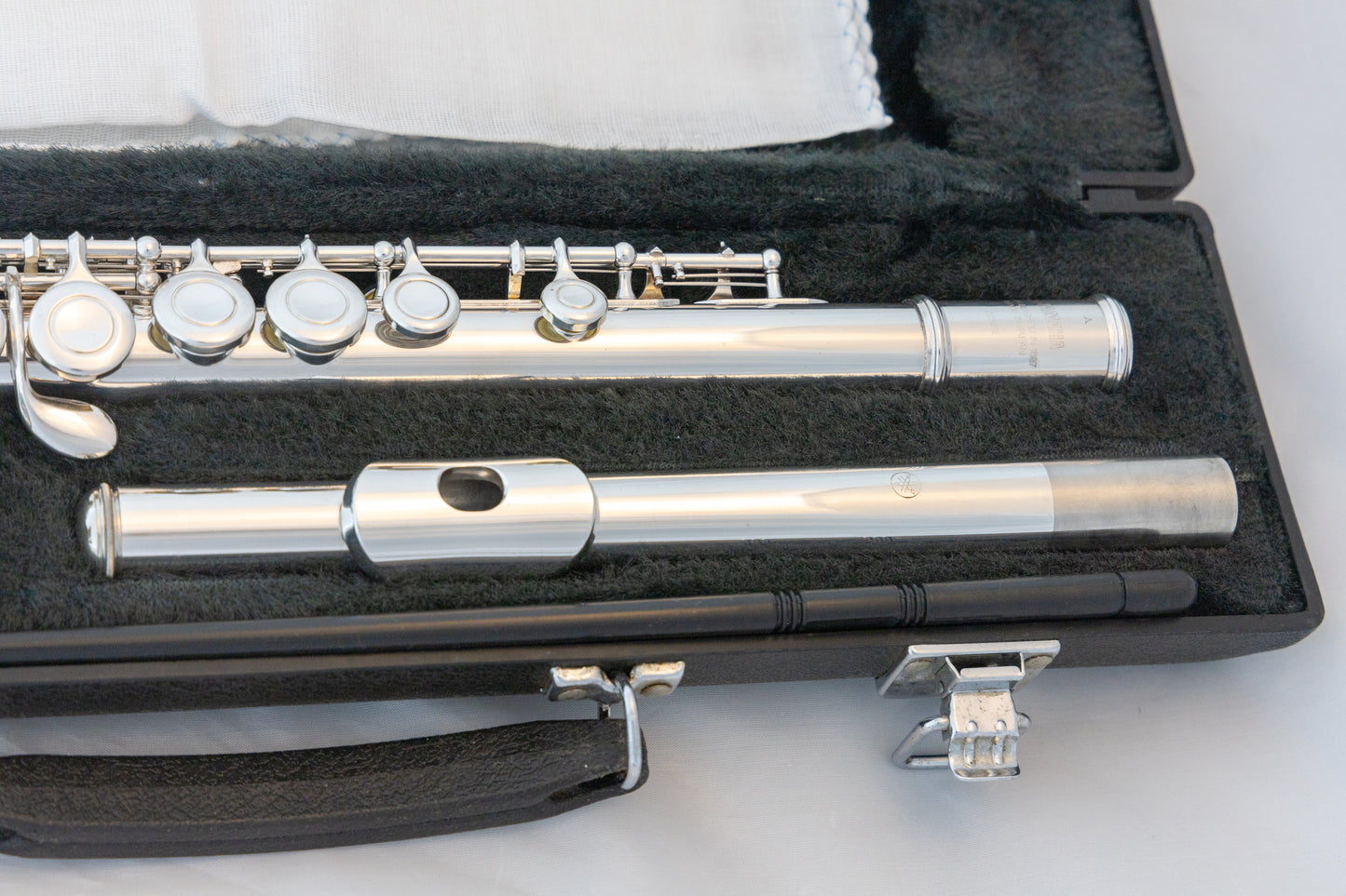 Yamaha YFL-225S II Silver-plated Student Flute *Made in Japan *Overhauled New Pads