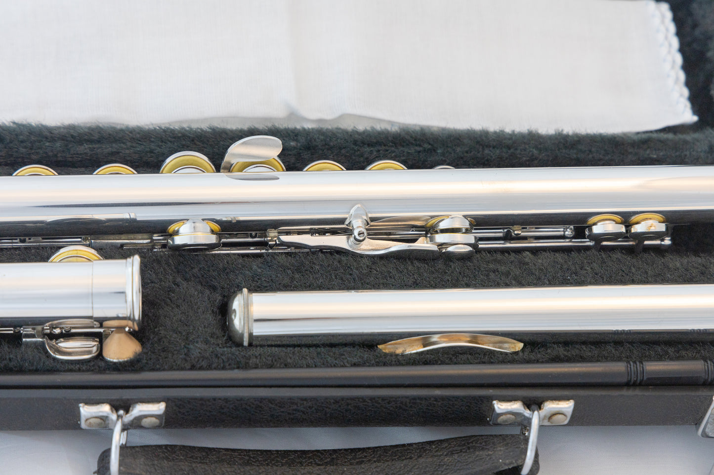 Yamaha YFL-225S II Silver-plated Student Flute *Made in Japan *Overhauled New Pads