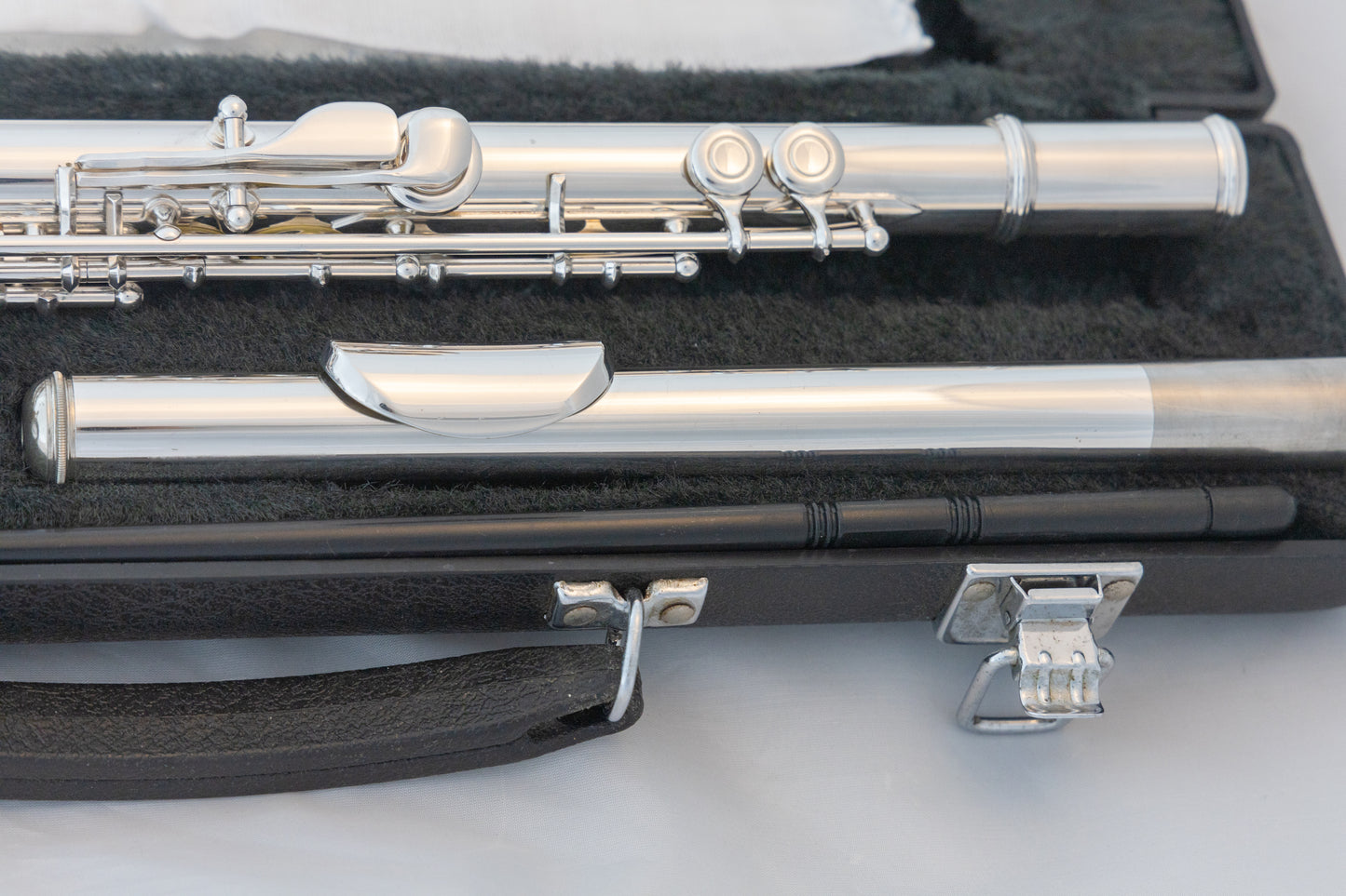 Yamaha YFL-225S II Silver-plated Student Flute *Made in Japan *Overhauled New Pads