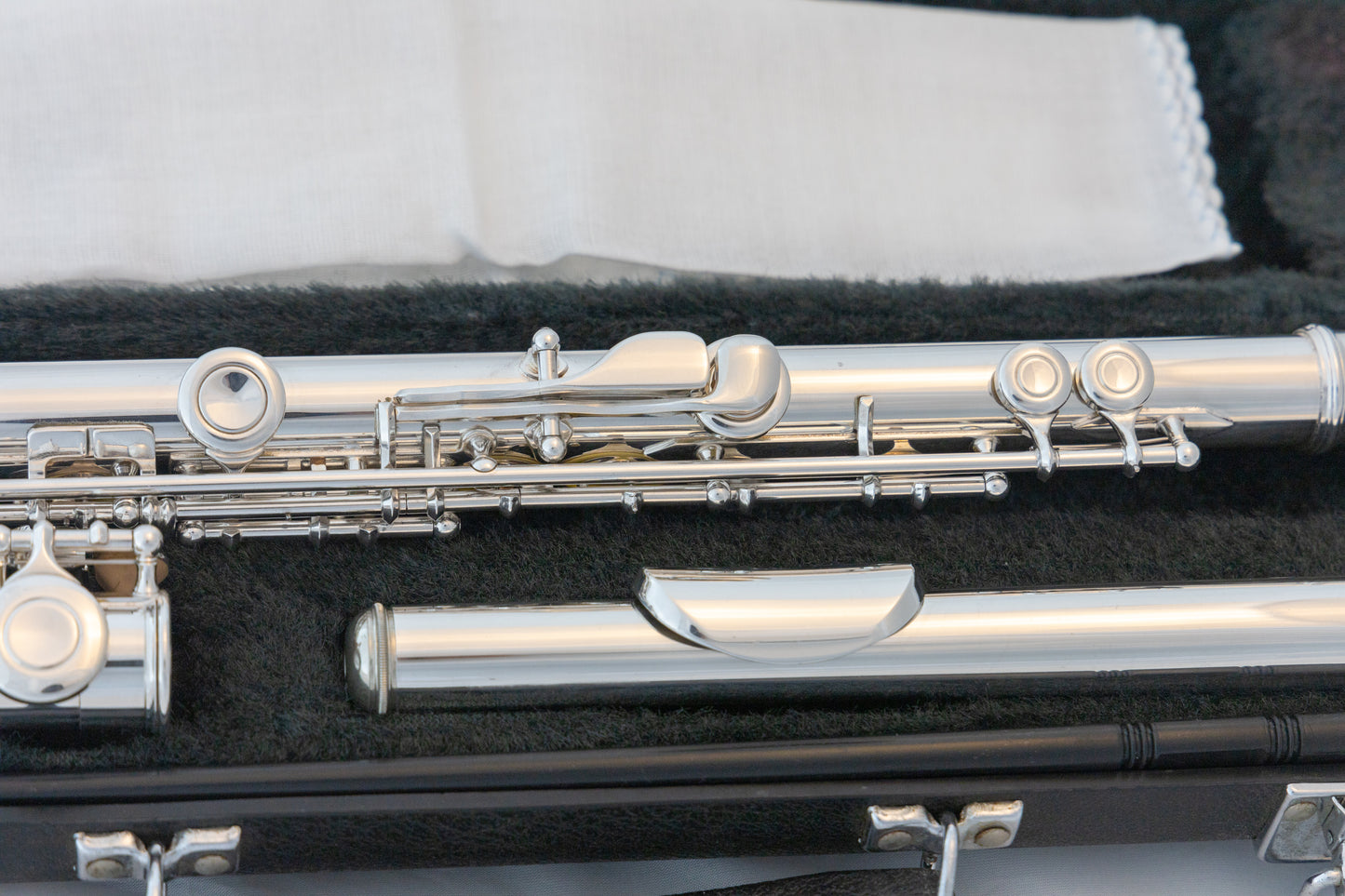 Yamaha YFL-225S II Silver-plated Student Flute *Made in Japan *Overhauled New Pads