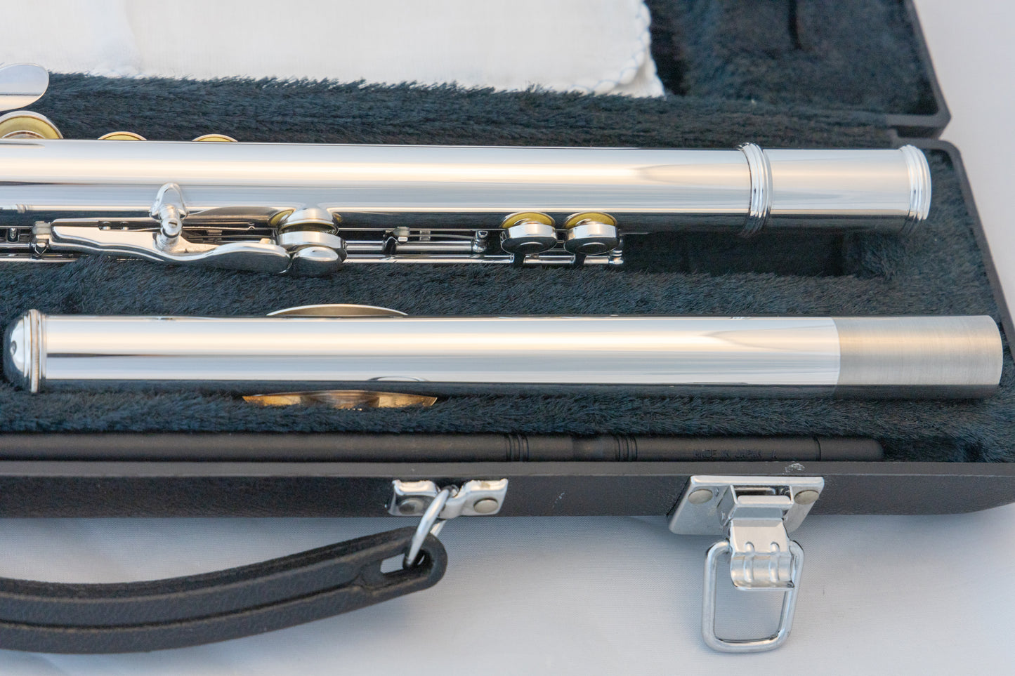 Yamaha YFL-221 Silver-plated Standard Flute *Made in Japan *Cleaned & Serviced *Mint