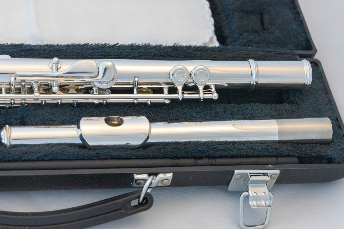 Yamaha YFL-221 Silver-plated Standard Flute *Made in Japan *Cleaned & Serviced *Mint