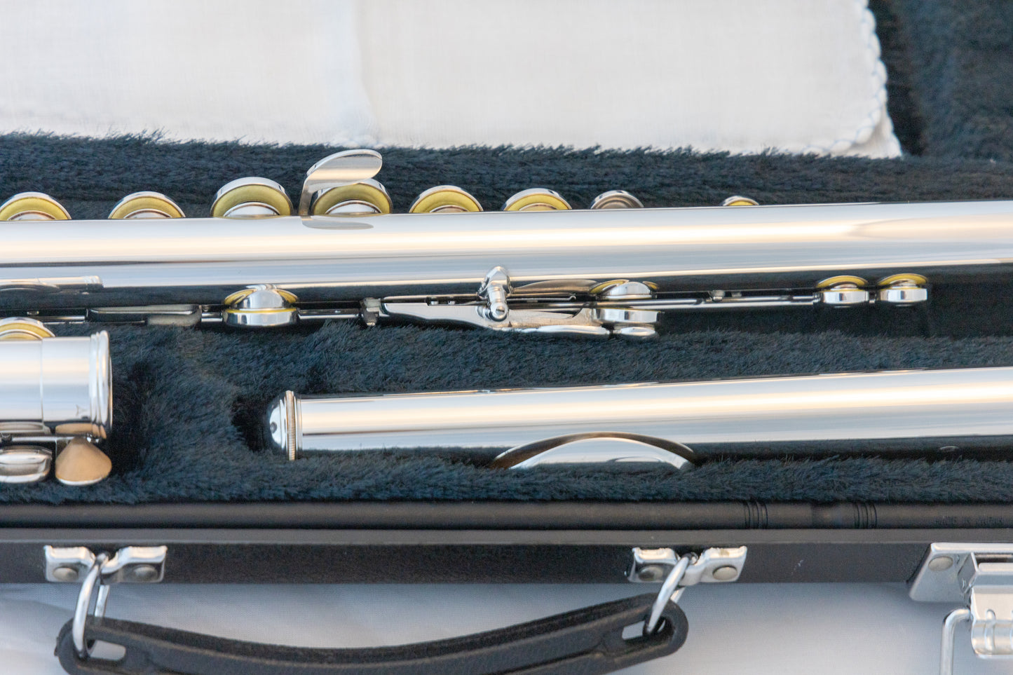 Yamaha YFL-221 Silver-plated Standard Flute *Made in Japan *Cleaned & Serviced *Mint