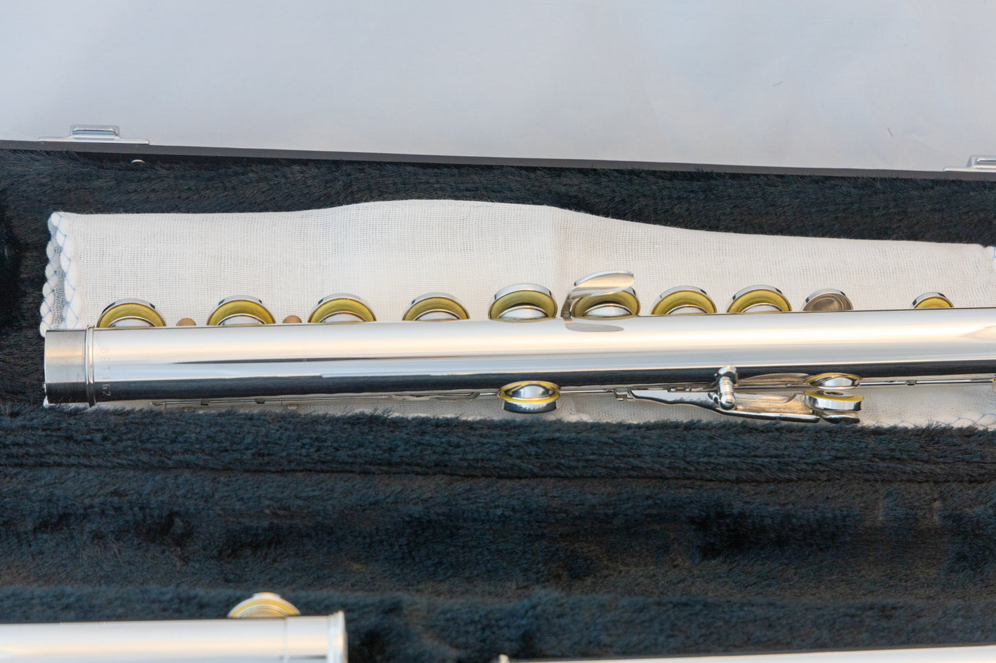 Yamaha YFL-221 Silver-plated Standard Flute *Made in Japan *Cleaned & Serviced *Mint