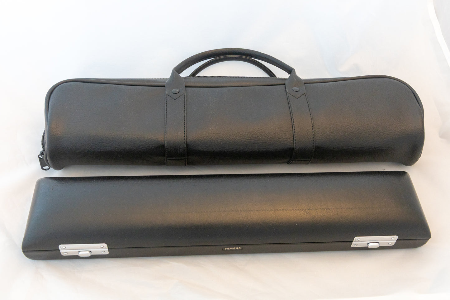 Yamaha YFL-684H All Silver Professional Flute *Open-hole *Inline-G *Low-B *Made in Japan *Cleaned & Serviced