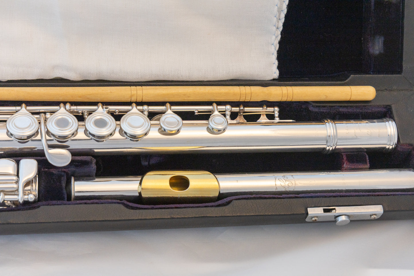 Gemeinhardt KG Special Professional Flute *All Solid Silver *Open-hole *B-Foot *New Pads