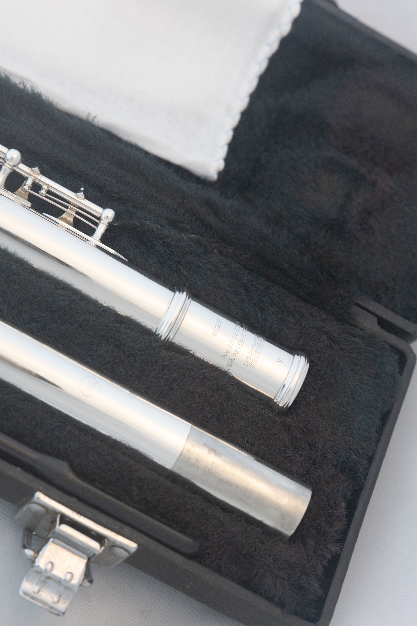 Yamaha YFL-225S II Silver-plated Student Flute *Made in Japan *Overhauled New Pads