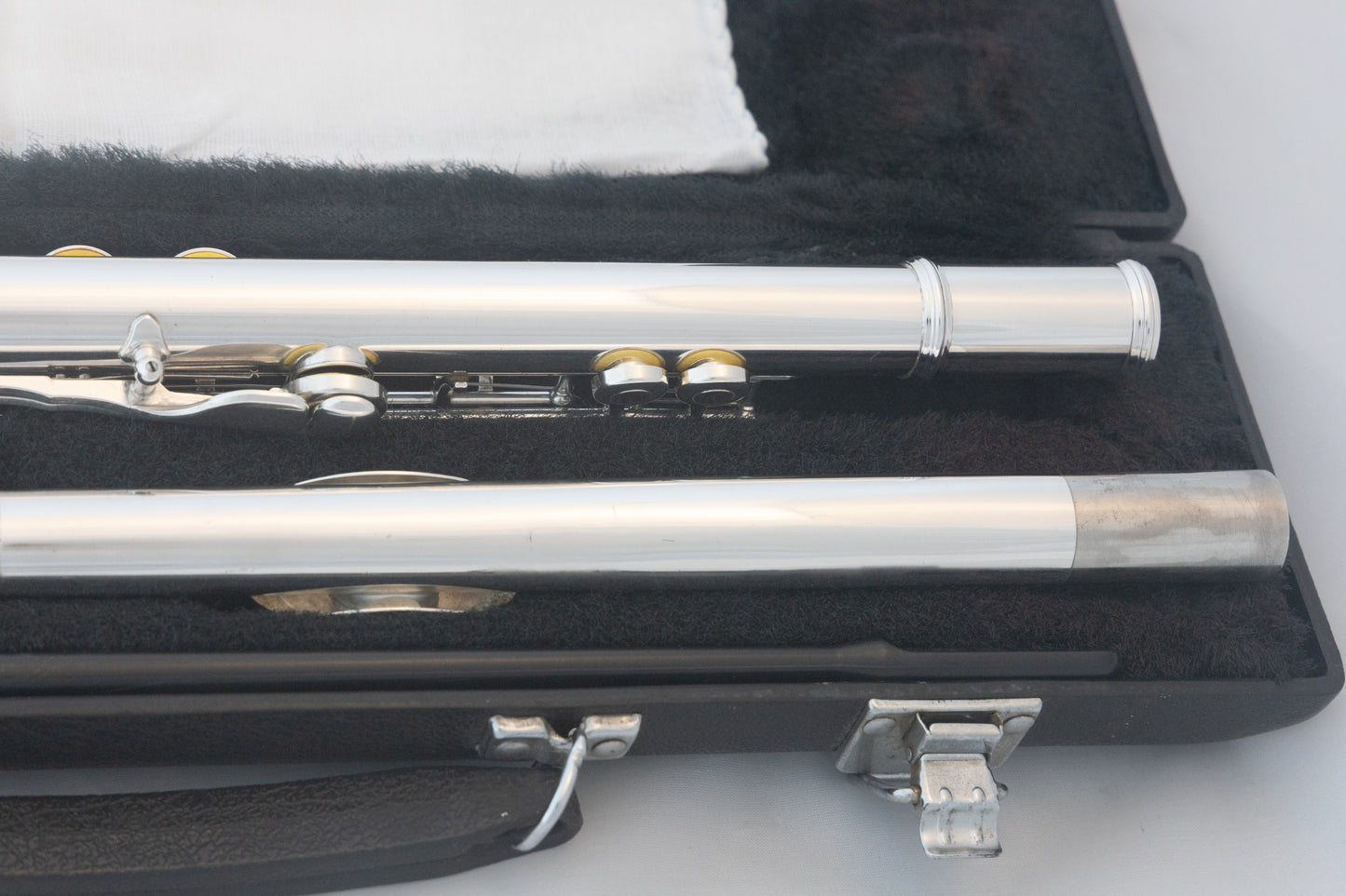 Yamaha YFL-225S II Silver-plated Student Flute *Made in Japan *Overhauled New Pads