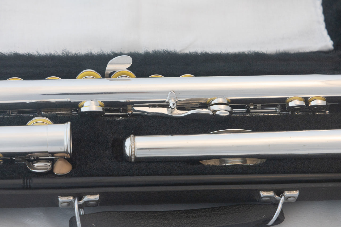 Yamaha YFL-225S II Silver-plated Student Flute *Made in Japan *Overhauled New Pads