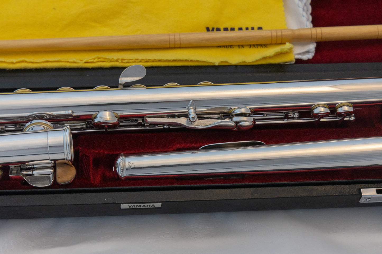 Yamaha YFL-581H (now 687H) Professional Flute All Silver Open-hole *Made in Japan *Cleaned & Serviced