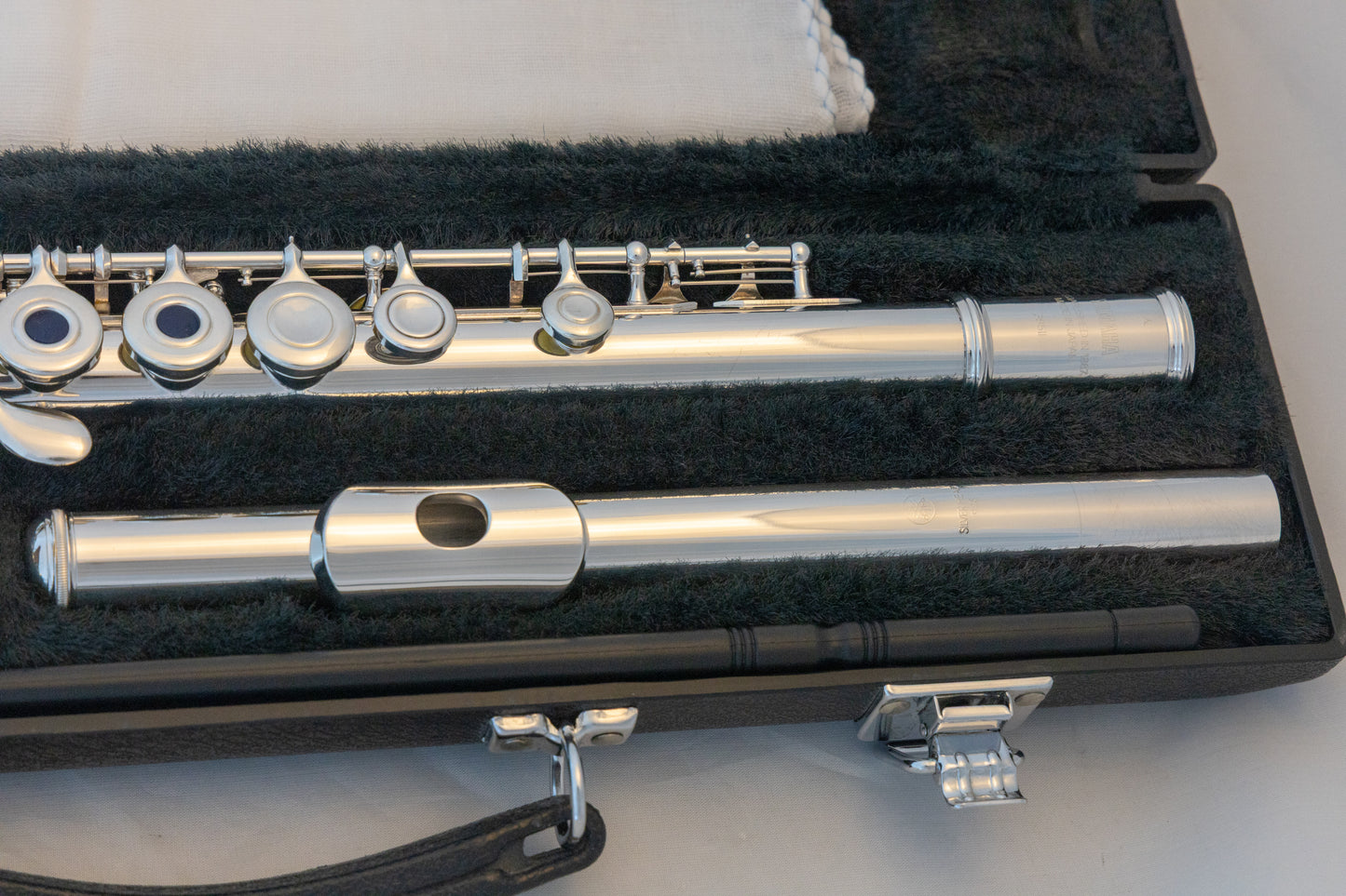 Yamaha YFL-385 II Intermediate Flute *Solid Silver Headjoint *Low-B *Japan Made *Cleaned & Serviced