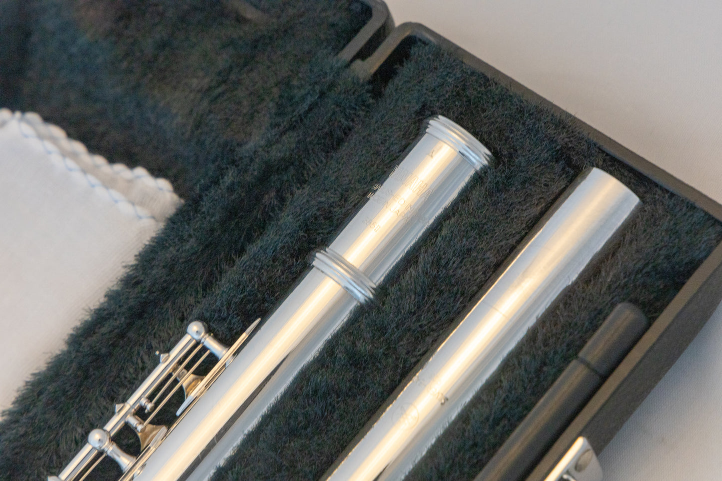 Yamaha YFL-385 II Intermediate Flute *Solid Silver Headjoint *Low-B *Japan Made *Cleaned & Serviced