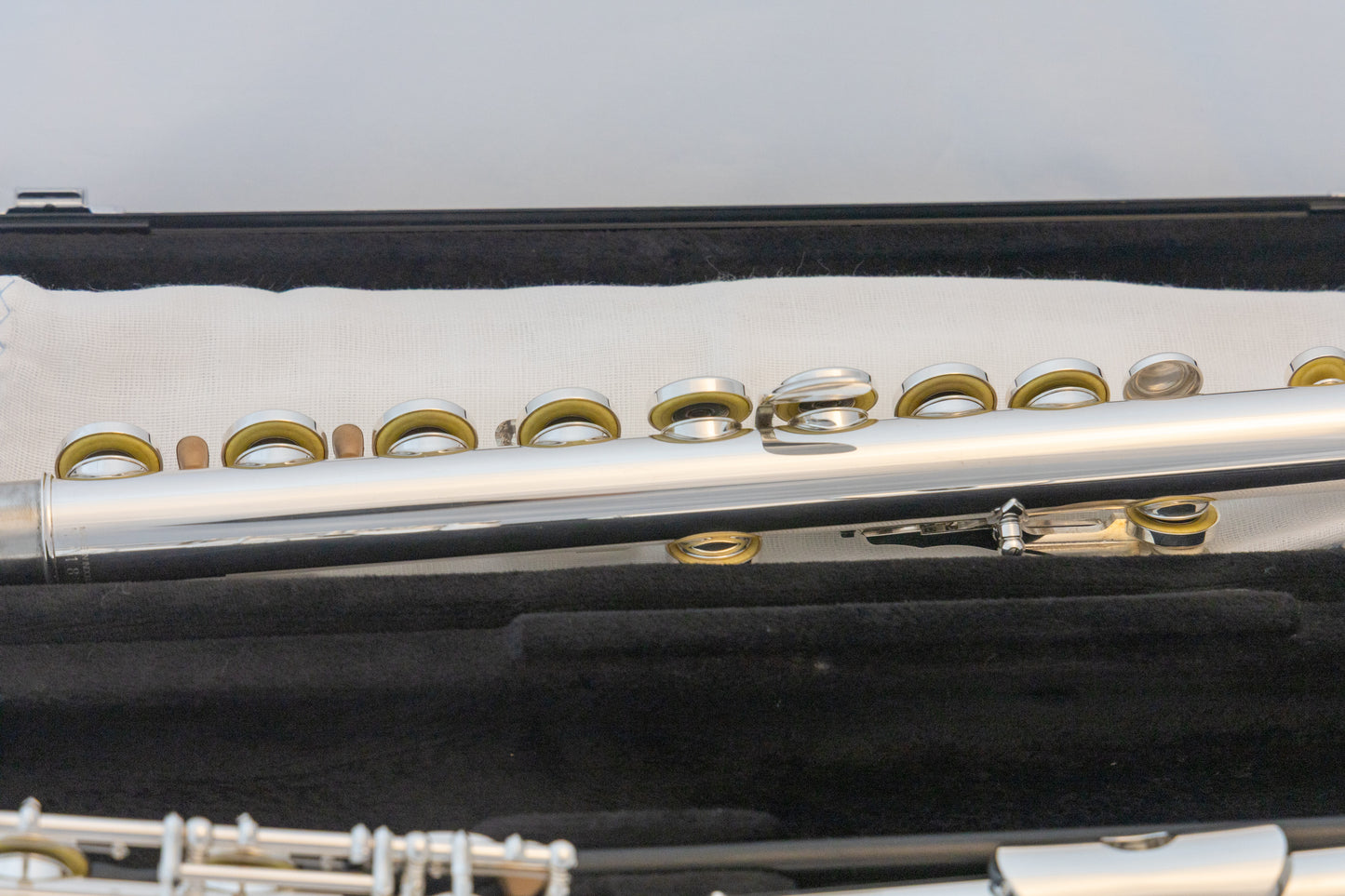 Yamaha YFL-222 Standard Silver-plated Flute *Cleaned & Serviced *Ready to play