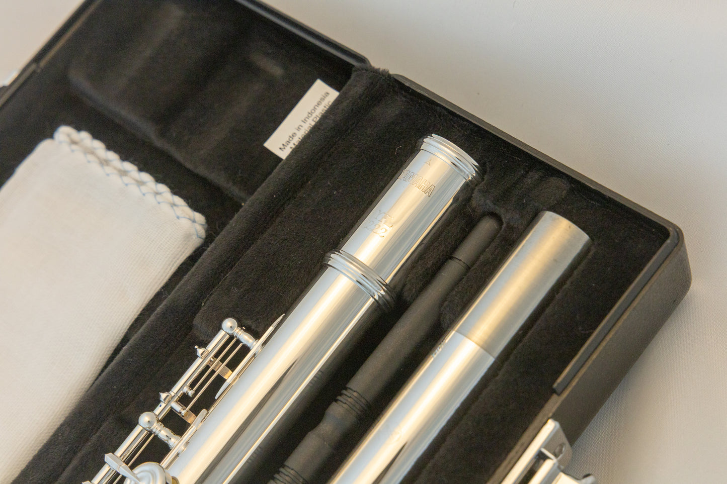 Yamaha YFL-222 Standard Silver-plated Flute *Cleaned & Serviced *Ready to play *Mint